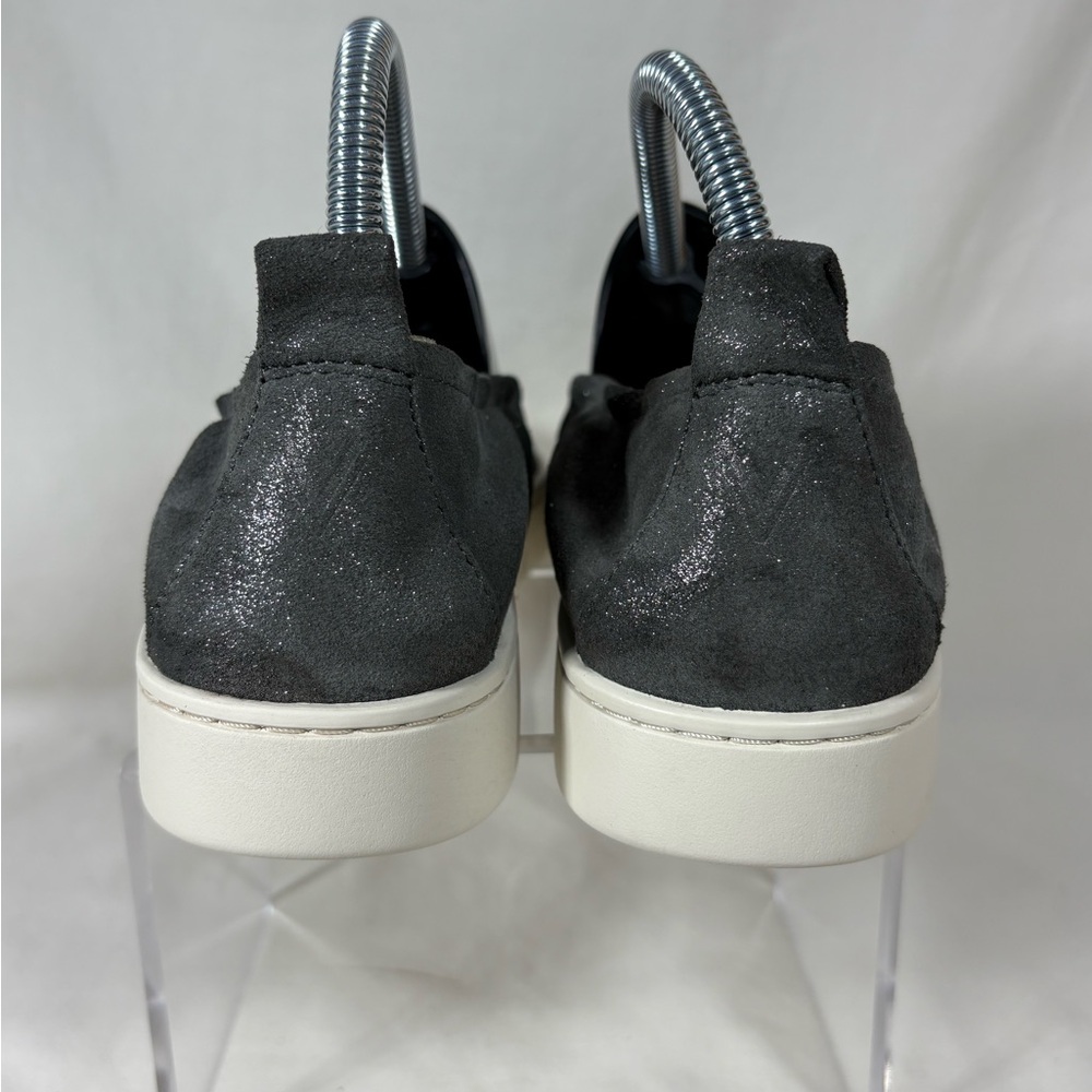 Vionic Women's Uptown Ballet Polluted Silver-Gray Sparkle Leather Flats Size 7 - Picture 9 of 11